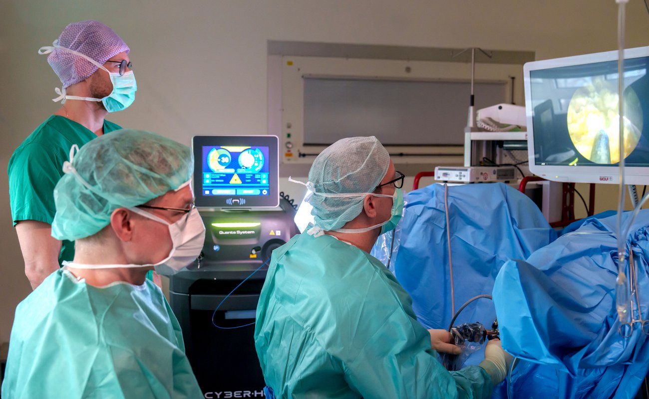 OP im Nierenzentrum der Klinik für Urologie. 