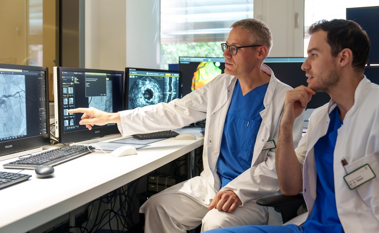 Im Herz-Katheterlabor.