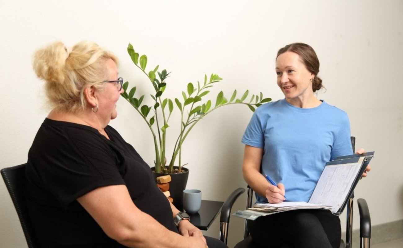 Einzeltherapie in der Klinik für Integrative Schmerzmedizin.
