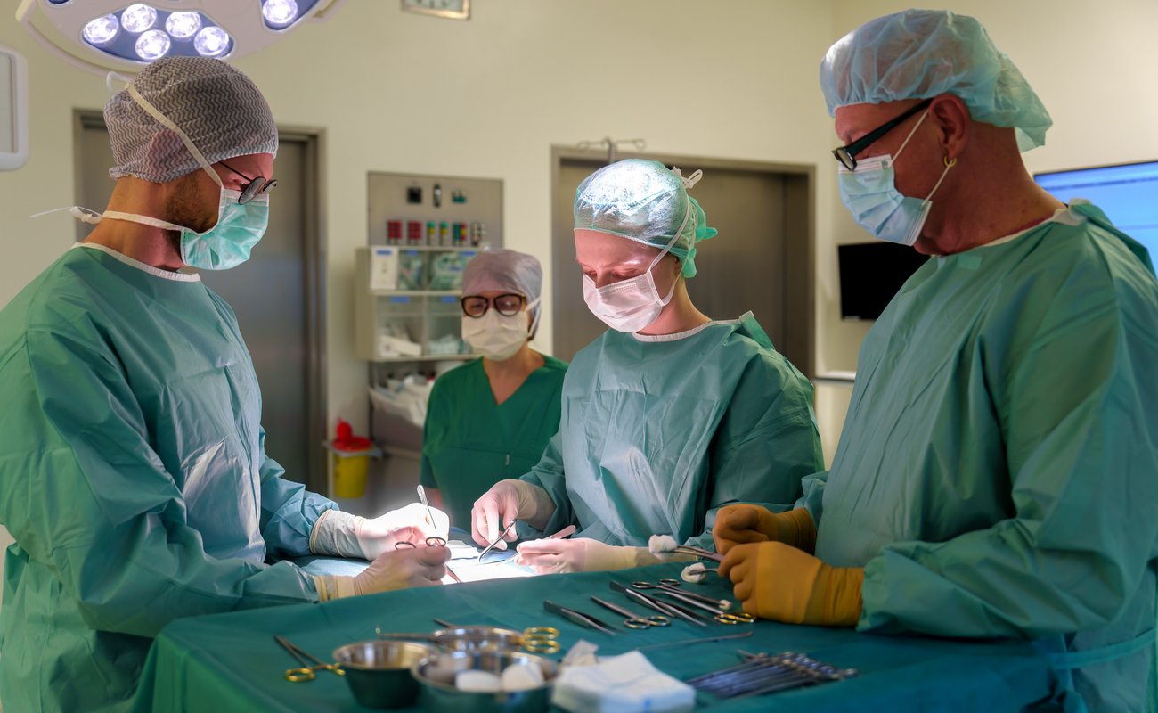Ambulante OP in der Klinik für Urologie.