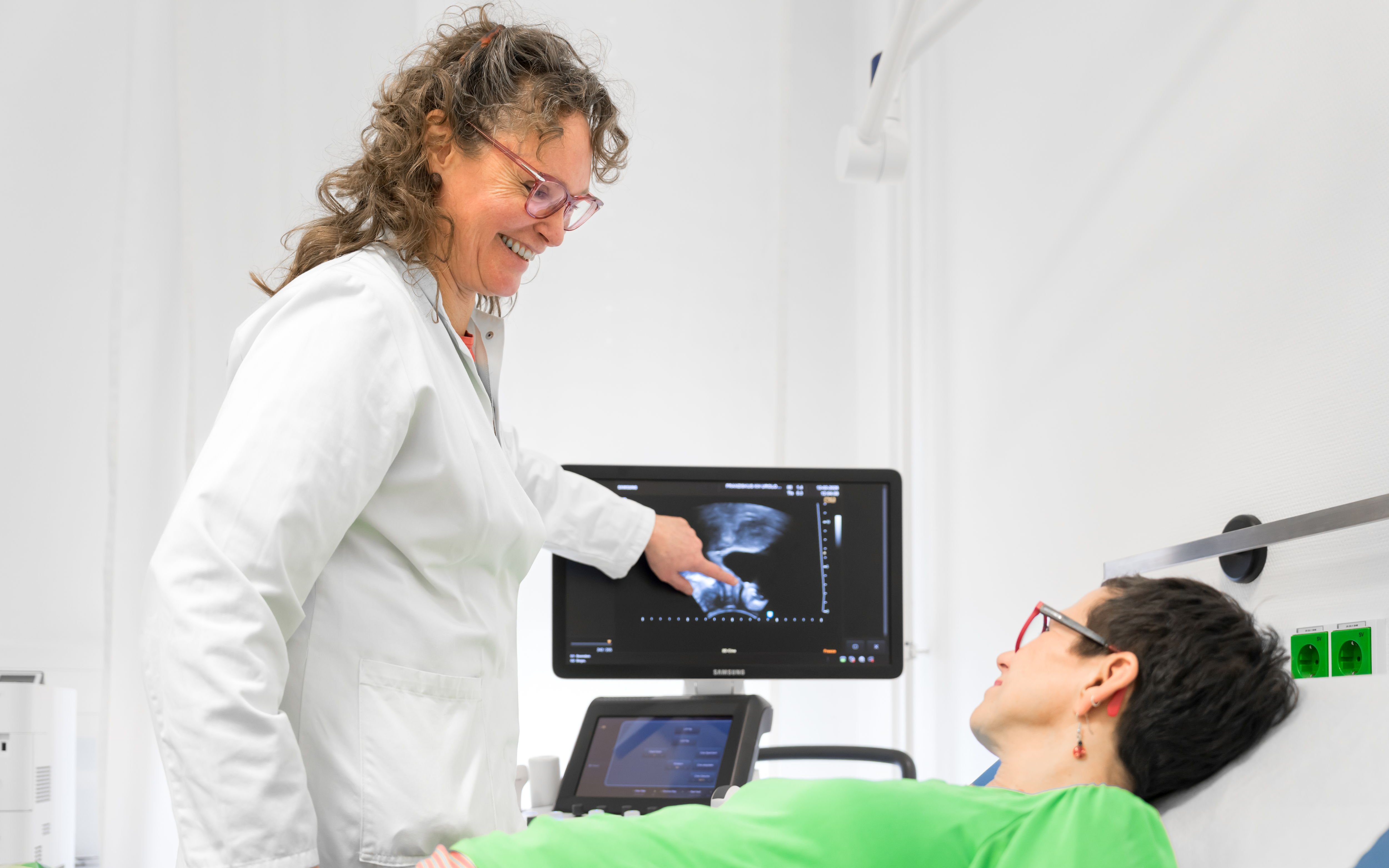 Untersuchung im Beckenbodenzentrum.