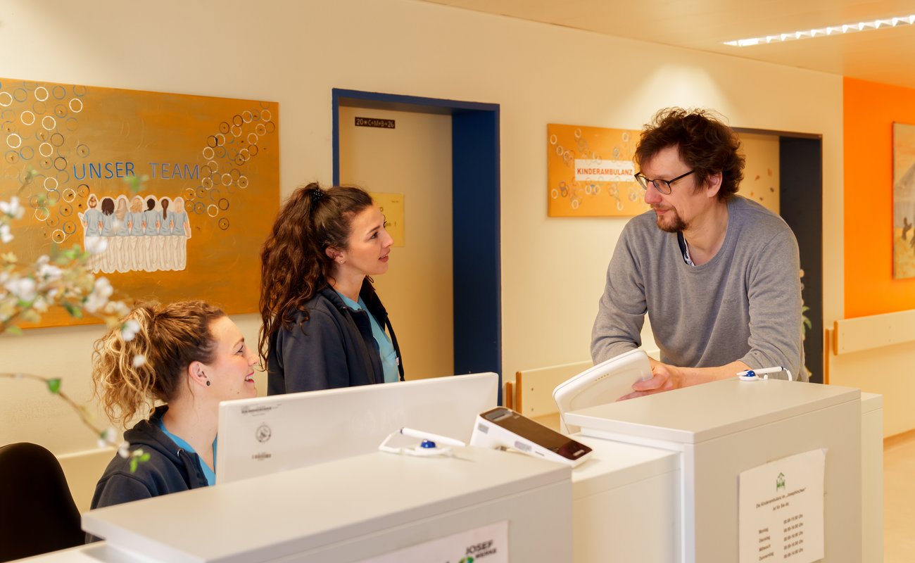 Kinderambulanz St. Joseph Krankenhaus.