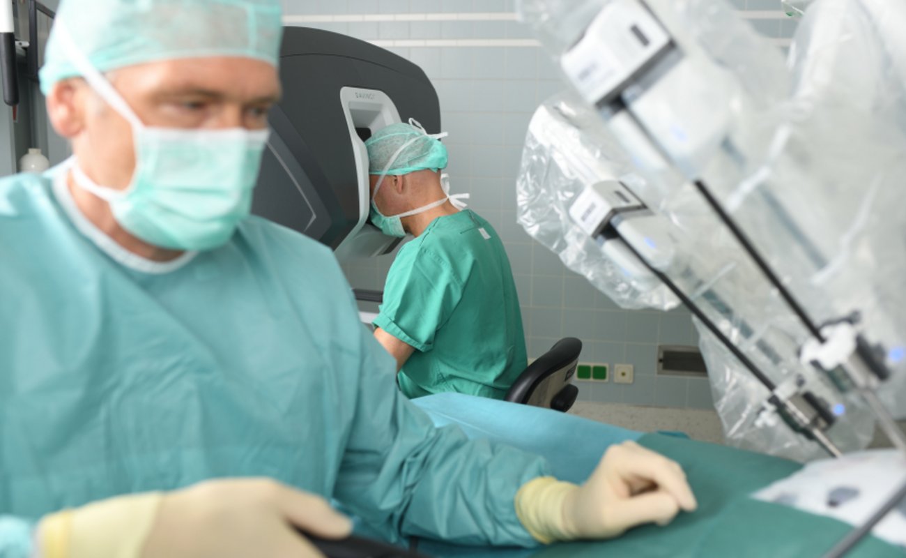 Eingriff am da Vinci-OP-Roboter